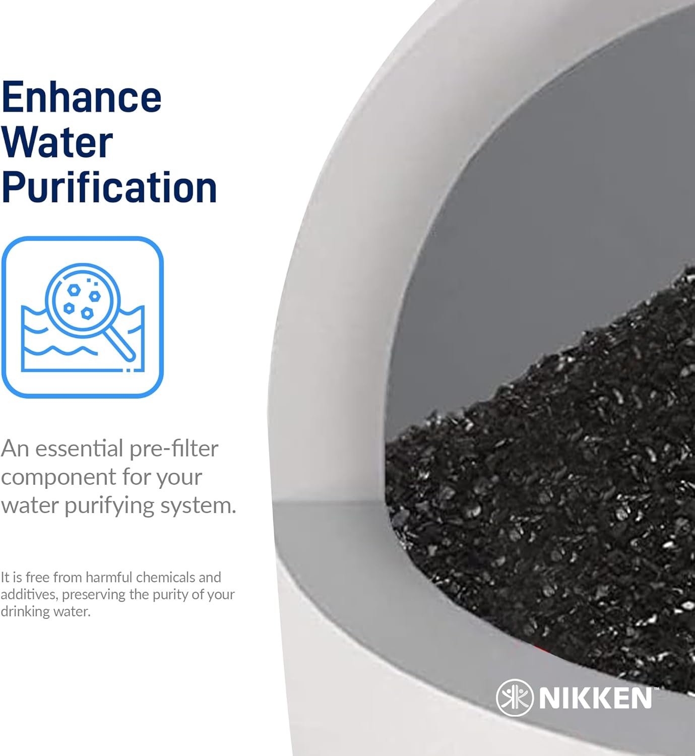 Nikken PiMag - Aqua Pour Ceramic Pre-Filter 1364 Replacement for PiMag Aquapour System 1360