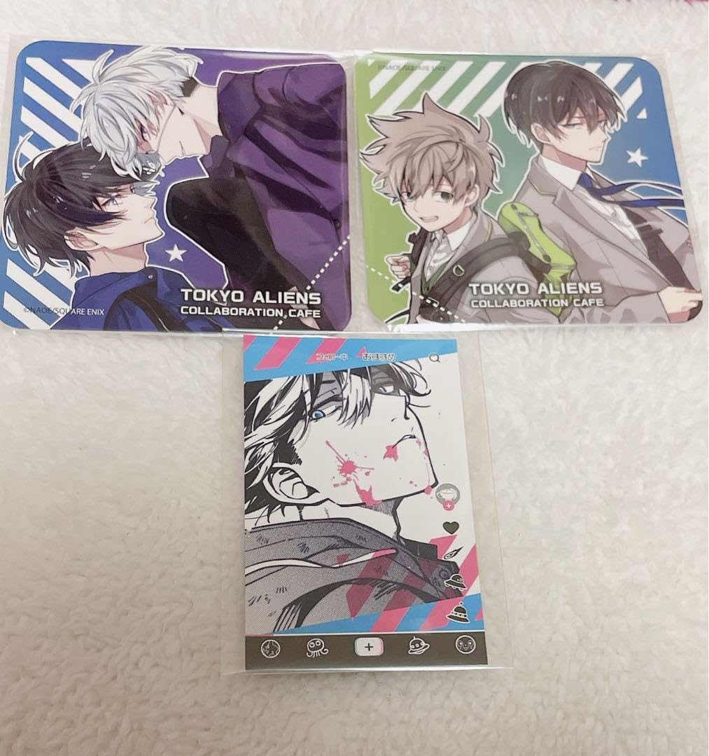 東京エイリアンズ カフェ コースター カード特典 天空橋翔 雨宮零士 郡司晃 東京エイリアンズ カフェ コースター カード特典 天空橋翔 雨宮