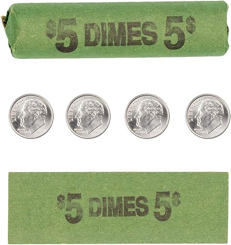Miniatura 6 de Dime Flat Coin wrappers Solid Bundle, Verde, Negro 100