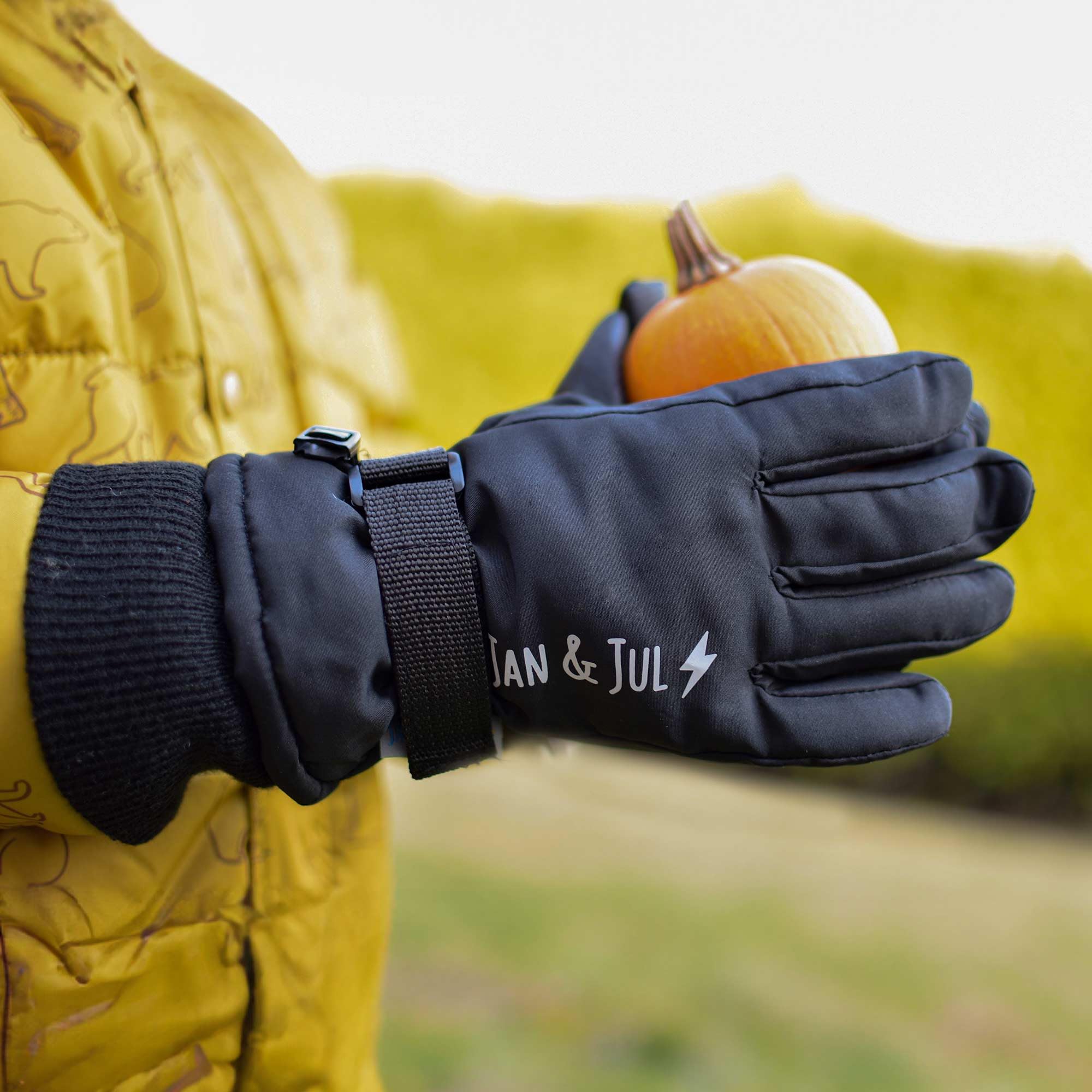 JAN & JUL Guantes de invierno impermeables aislados para niños
