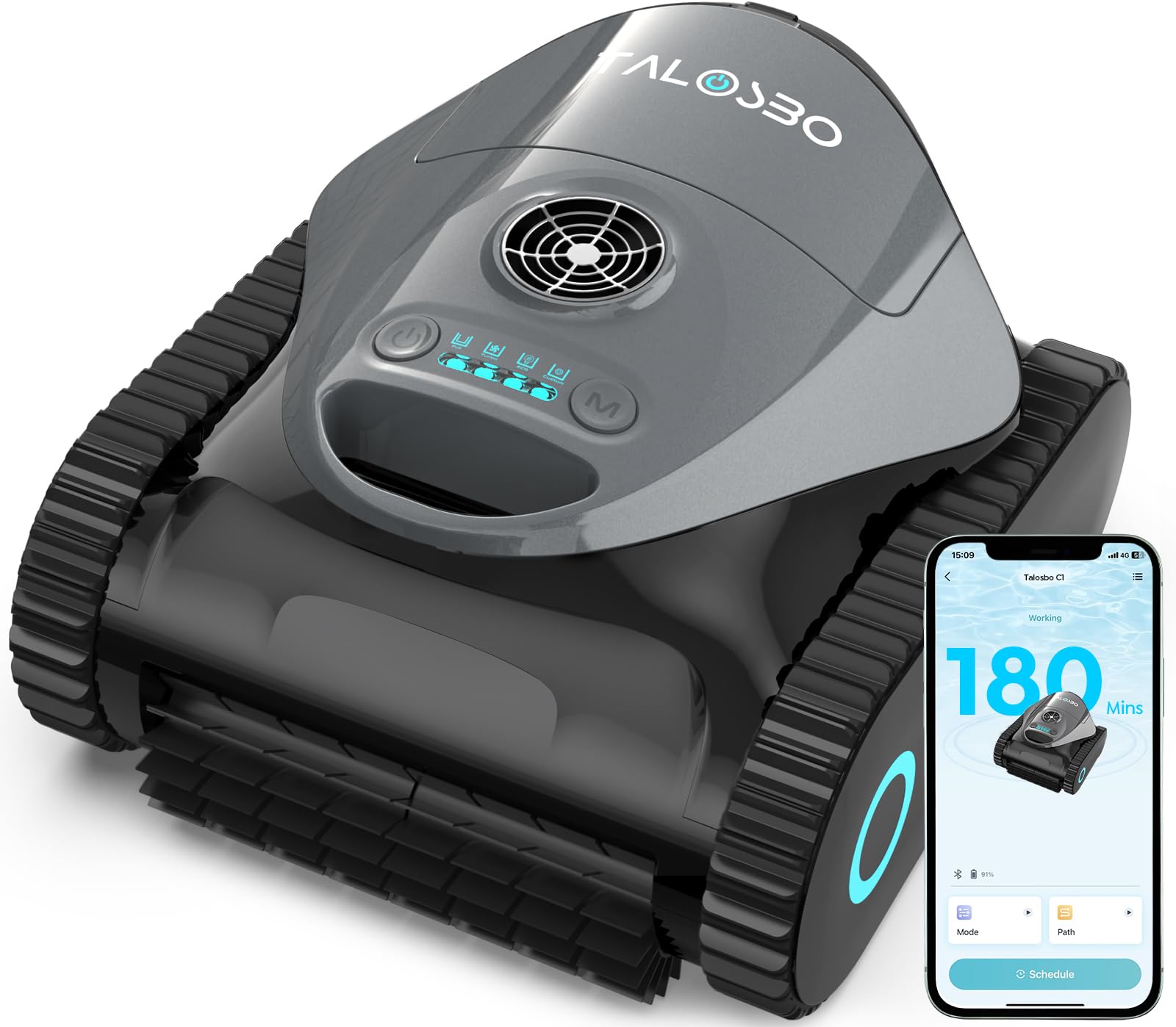 (2026 New) TALOSBO C1 Robotic Pool sold for $60 at auction (list price $1,000)