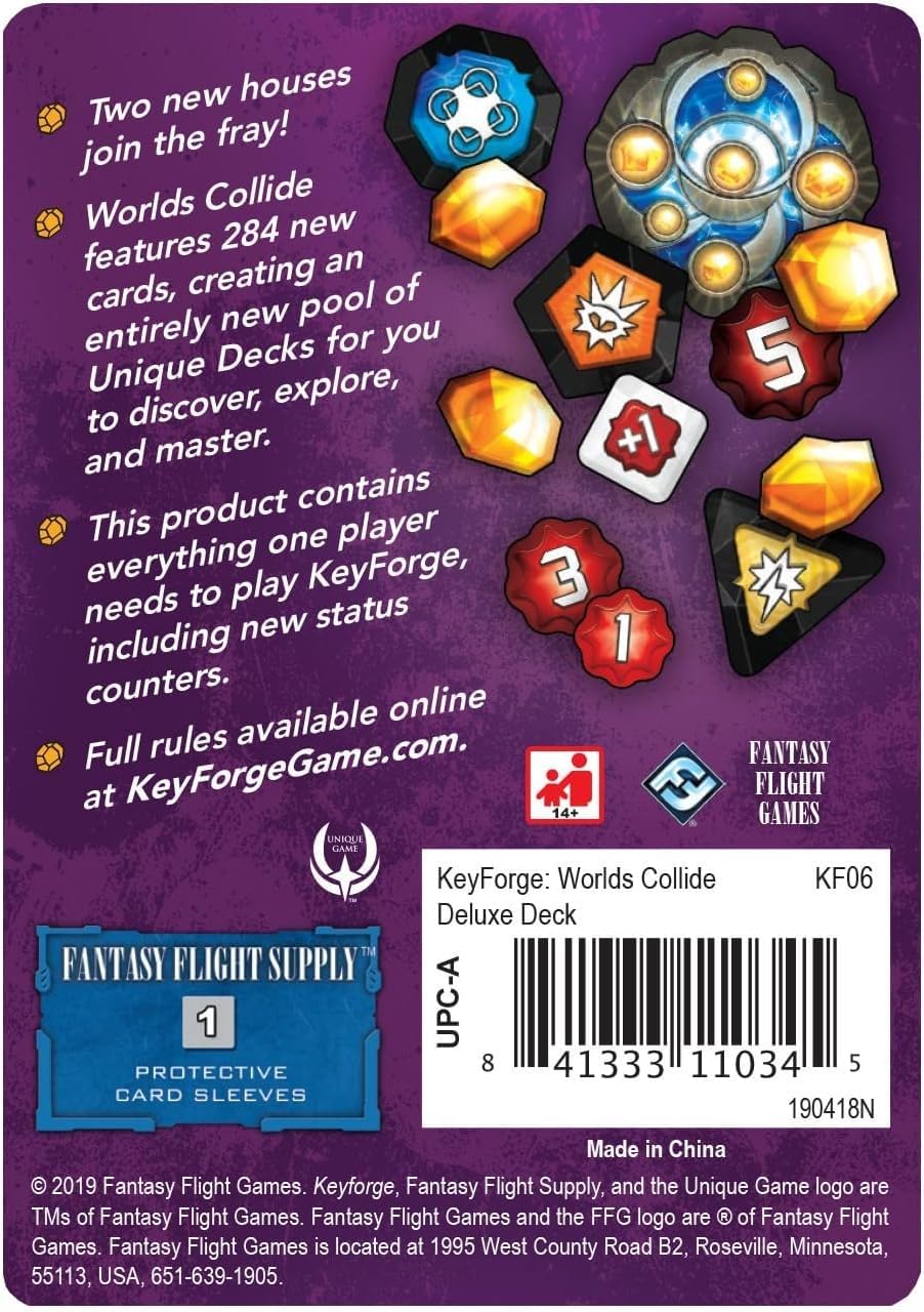 Worlds Collide Deluxe Deck Expansión Llegó la tarjeta de ritmo rápido Juego de