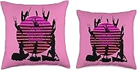 Vista 3 de Kitesurf Gifts and Surf Lover Tees by taiche Kitesurfers Be Up with The Boards - Almohada estilo retro 5, 18 x 18 pulgadas, multicolor