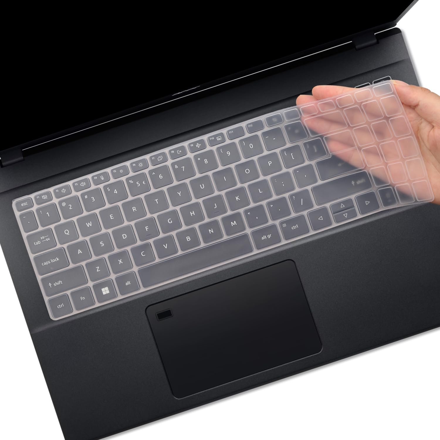 MUBUY-GOL Keyboard Cover for Acer Aspire 5, 15.6 inches, Clear, Silicone, Waterproof, Dust Proof