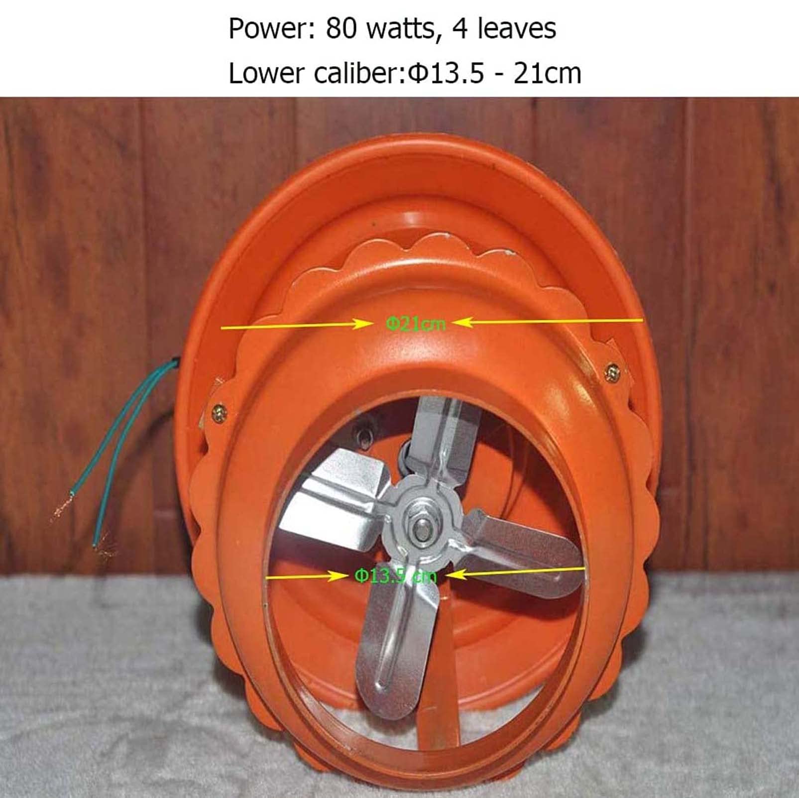 YXMxxm Chimney Fan 80W Fireplace Exhaust Fan Flue Fan, Chimney Draft