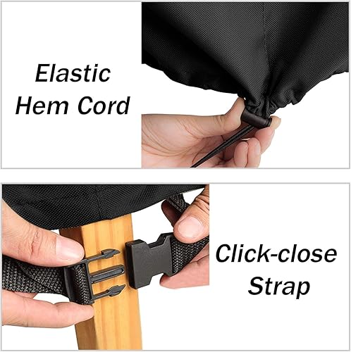 Miniatura 3 de Funda para silla de patio, silla de patio, funda para silla de club, funda de asiento grande (38 x 31 x 30 pulgadas)