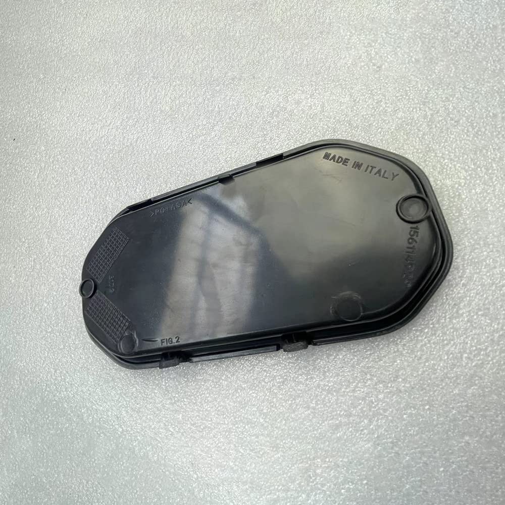 Copertura sensore Acc Radar Inferiore paraurti Anteriore Auto per Alfa Romeo Stelvio 2017+, Accessori Esterni Neri ABS