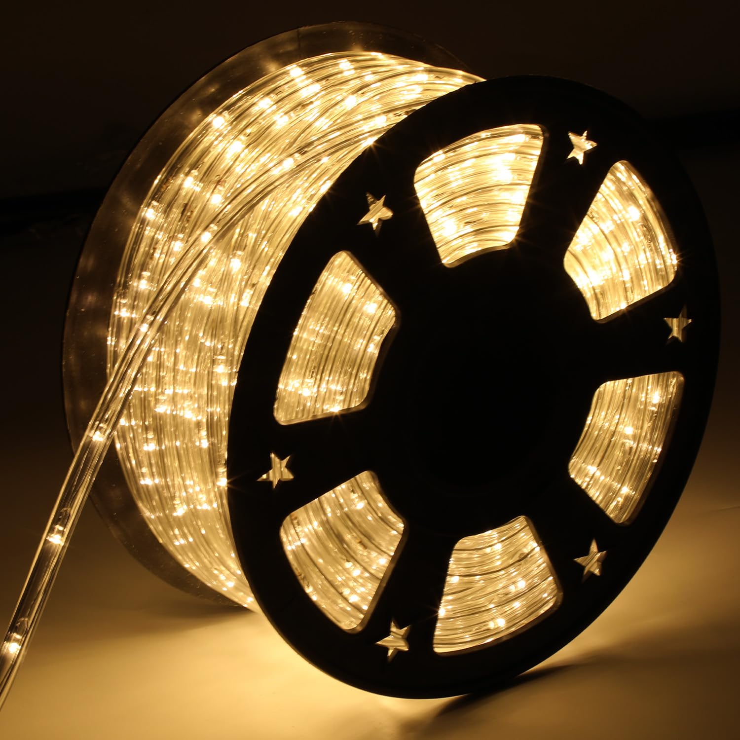 20m LED Lichtschlauch Warmweiß, Wasserdicht Lichterkette Strombetrieben, 480 LEDs Lichterschlauch, für Dekoration, Party, Garten, Hochzeit