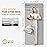 CAMBIVO Extra Wide Yoga Mat for Women and Men (72x 32x 1/4), SGS Certified, Non-slip Large TPE Exercise Fitness Mat for Yoga, Pilates, Workout (6mm, A-Gray)