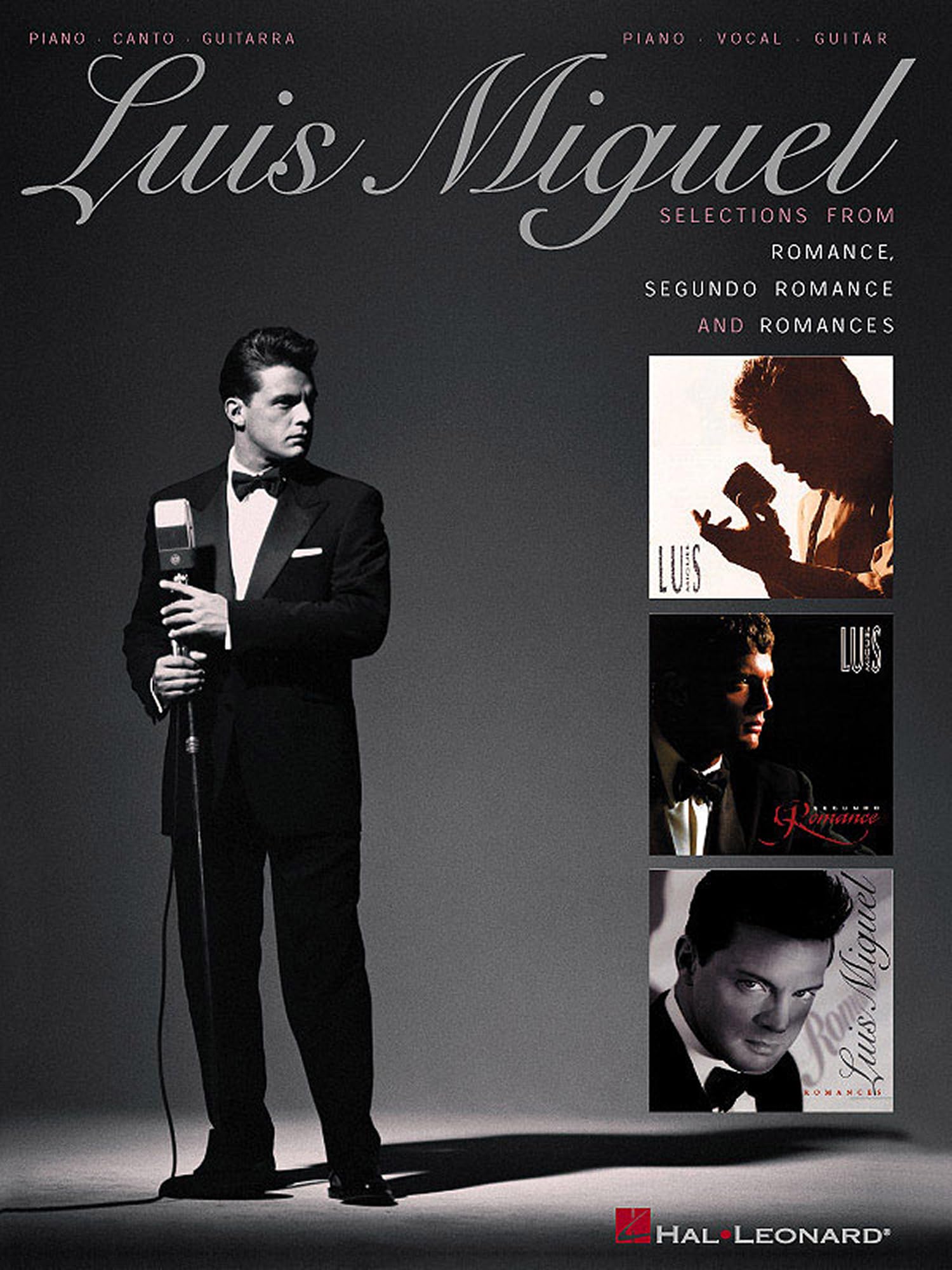 Luis miguel piano, voix, guitare: Selections from Romance, Segundo Romance, and Romances