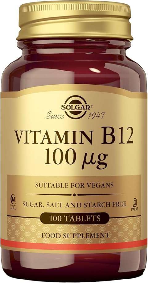 Solgar Vitamina B12 100 µg | 100 Comprimidos