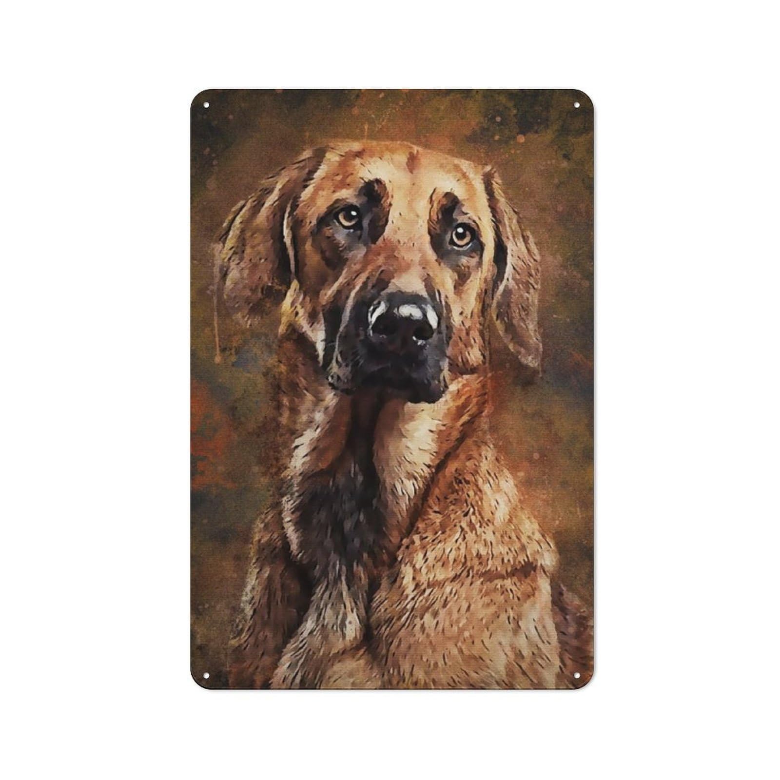 Junmoney Splatter Huntsman Industrial-Style Metal Plaque 30X20cm For Hallway Wall, A Winter Wall Decor Update For Hallway Decor Lovers