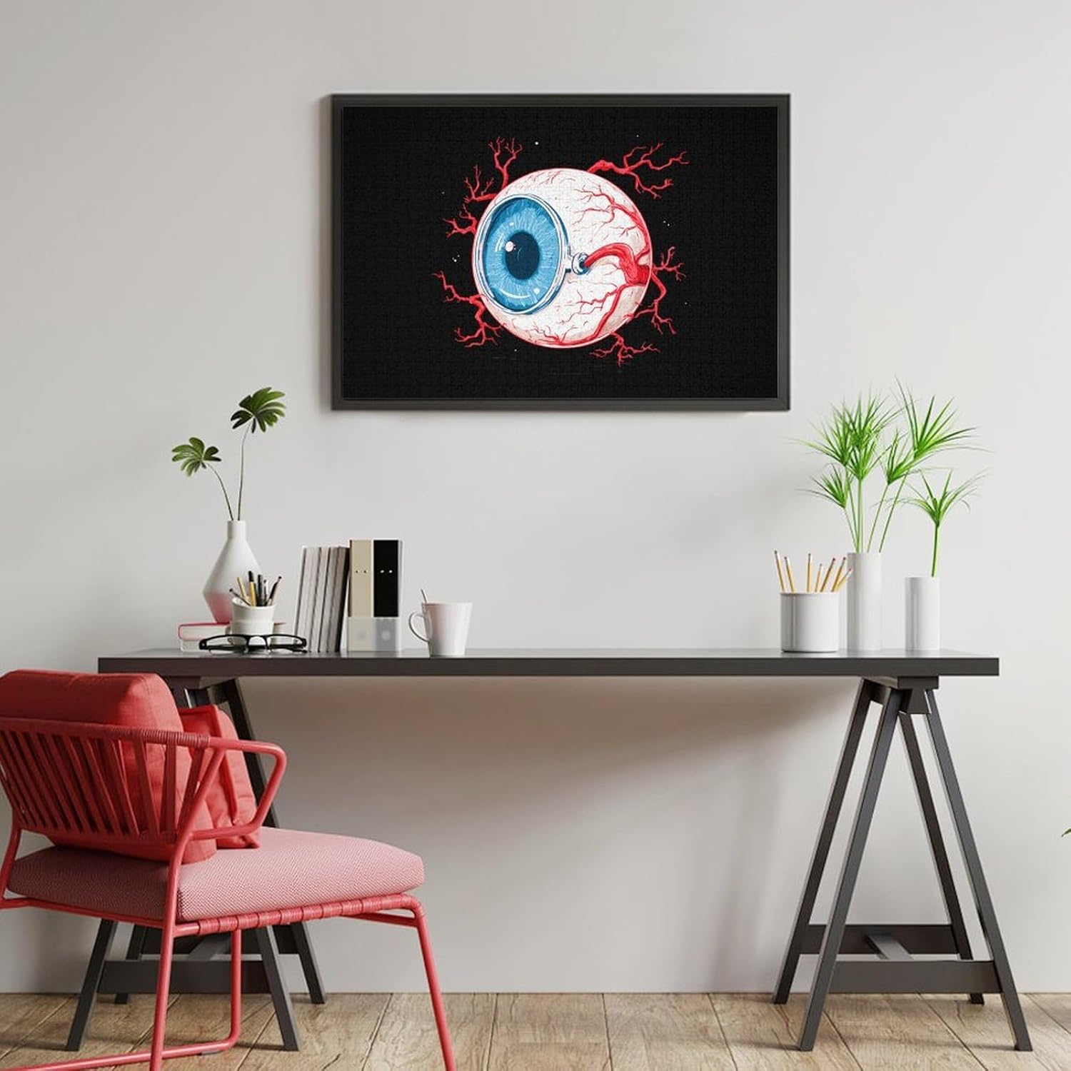 Eyes Relaxed Puzzles for Adults 1000 PCS Wooden Jigsaw Puzzle Wall Decor Christmas