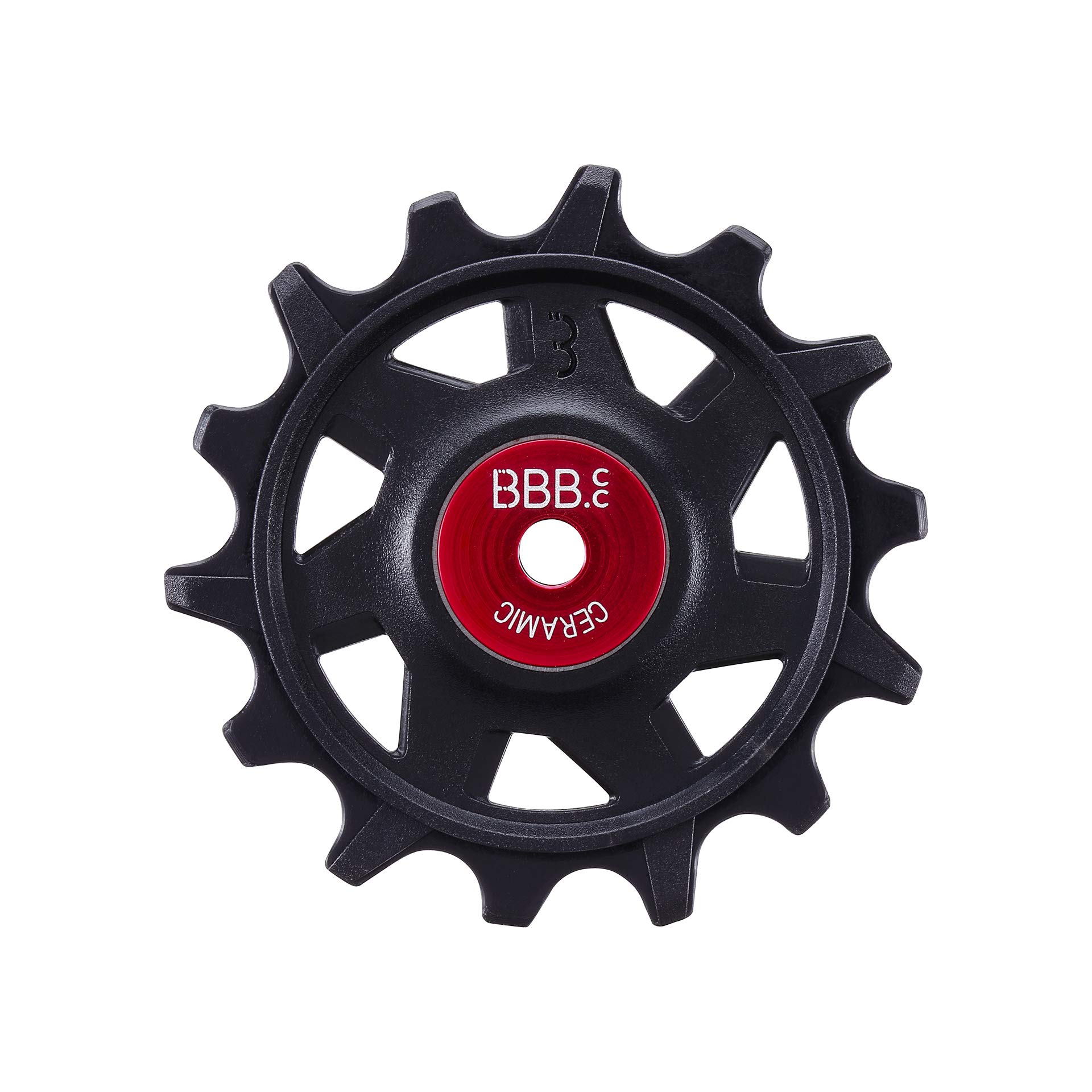 BBB Cycling Galet de Dérailleur Céramique Arrière | 12 Vitesses | Compatibles avec Système SRAM MTB | RollerBoys Céramique 12T-14T BDP-17