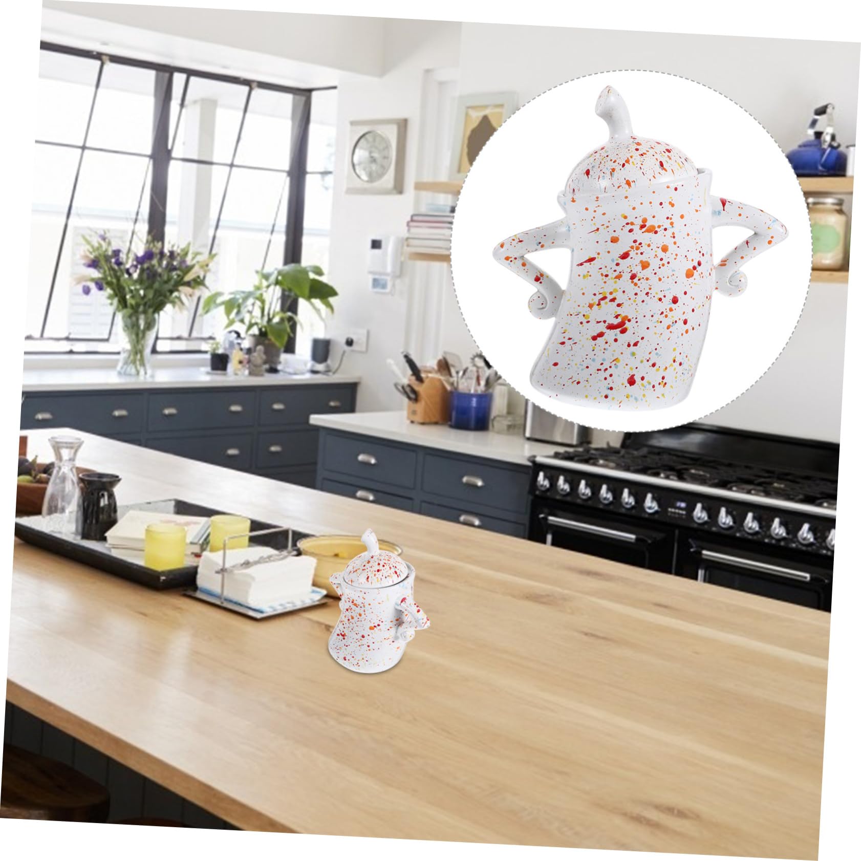 TOPBATHY Barattoli Per La Conservazione Coperchi Contenitori Ermetici Per La Conservazione in Cucina Contenitori in Resina Sigillati Per Lartigianato
