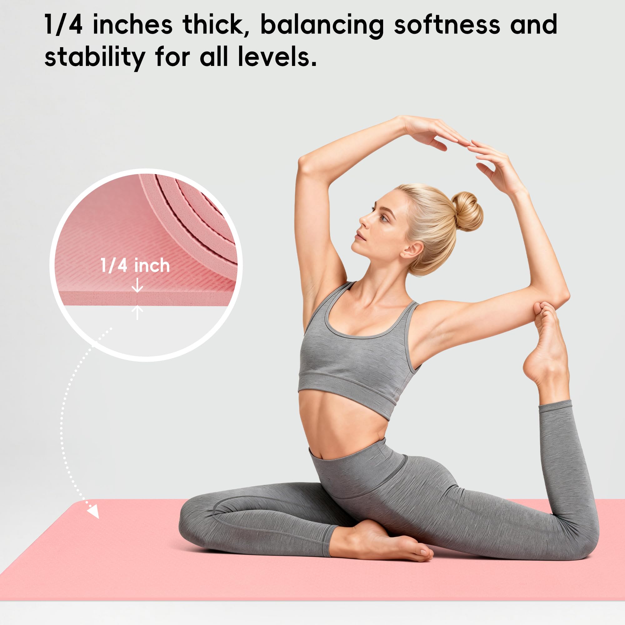 Amazon.com : Wimwum Extra Wide Yoga Mat 72