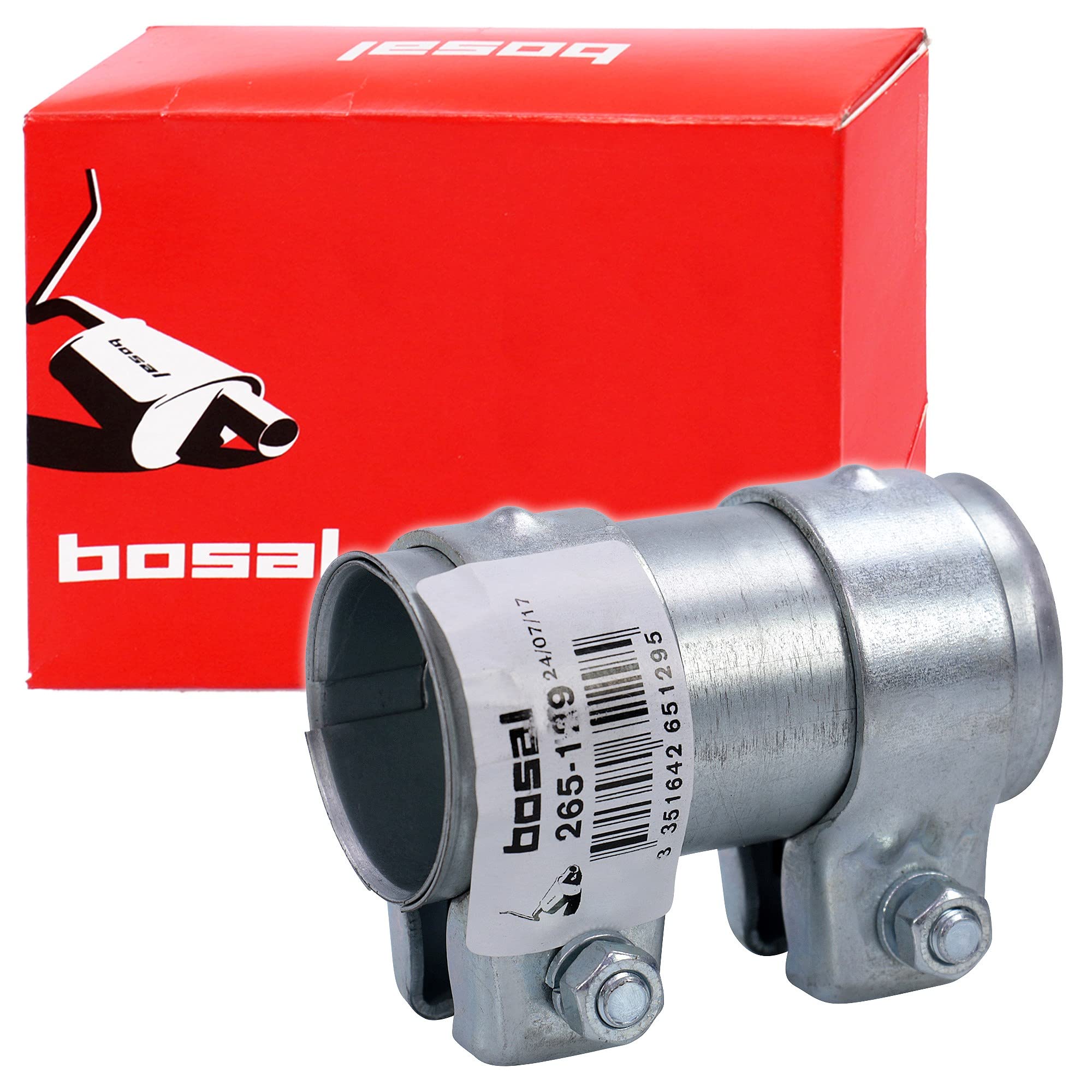 Fits BOSAL 265-129 PIPE CONNECTOR, DOUBLE CLAMP, DIAMETER 46mm, LENGT ⭐UK Stock⭐