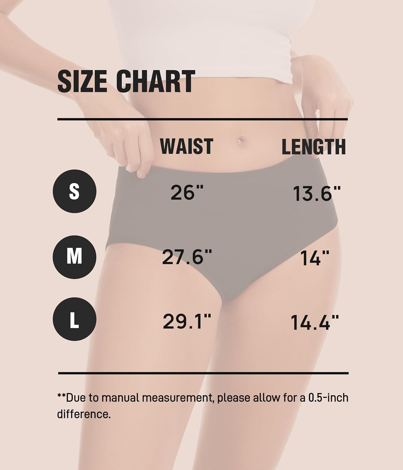 Merino Wool Womens High Waisted Underwear,Breathable Wool Panties,Moisture Wicking Wooly Briefs for Ladie 3 Pack - Image 6