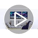 DZRWUBHS Canvas Wall Decor For Living Room Frame Wall Art For Bedroom Purple Tree Wall Painting Artworks Inspiration Wall Pictures For Office Modern Aurora Prints Dining Room Decorations 3 Pieces