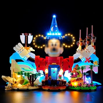 YEABRICKS LED Light for 21352 Ideas Magic of Disney Building Blocks Model Building Set NOT Included