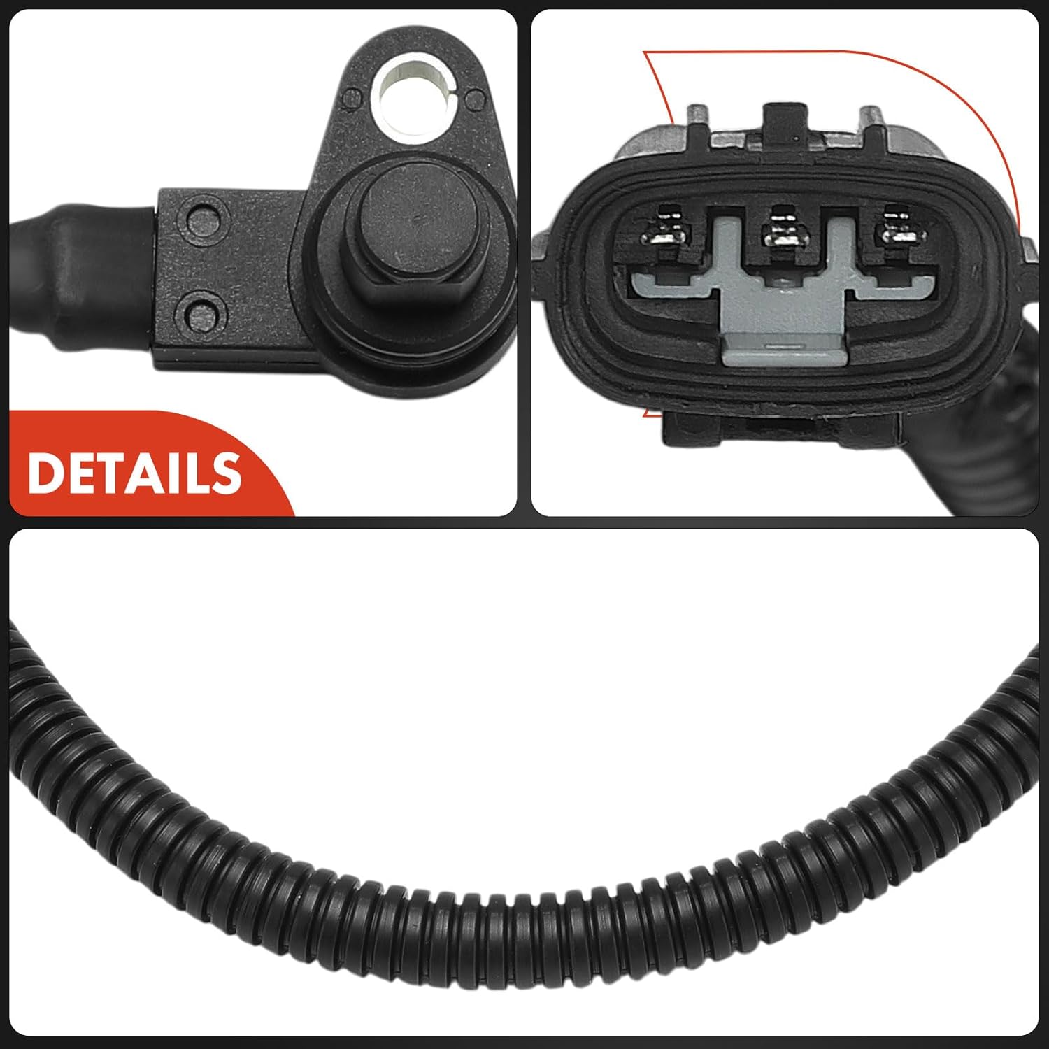 A-Premium Engine Camshaft Position Sensor Compatible with Isuzu FTR/FVR/FXR 2004-2008 7.8L, NPR 2005-2007 5.2L, NPR-HD 2005-2007 5.2L, NQR 2005-2007 5.2L, NRR 2005-2007 5.2L