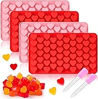 Vista 1 de JOERSH Moldes de silicona para caramelos duros, gomitas, chocolate, cubitos de hielo, caramelo, gelatina, 220 cavidades