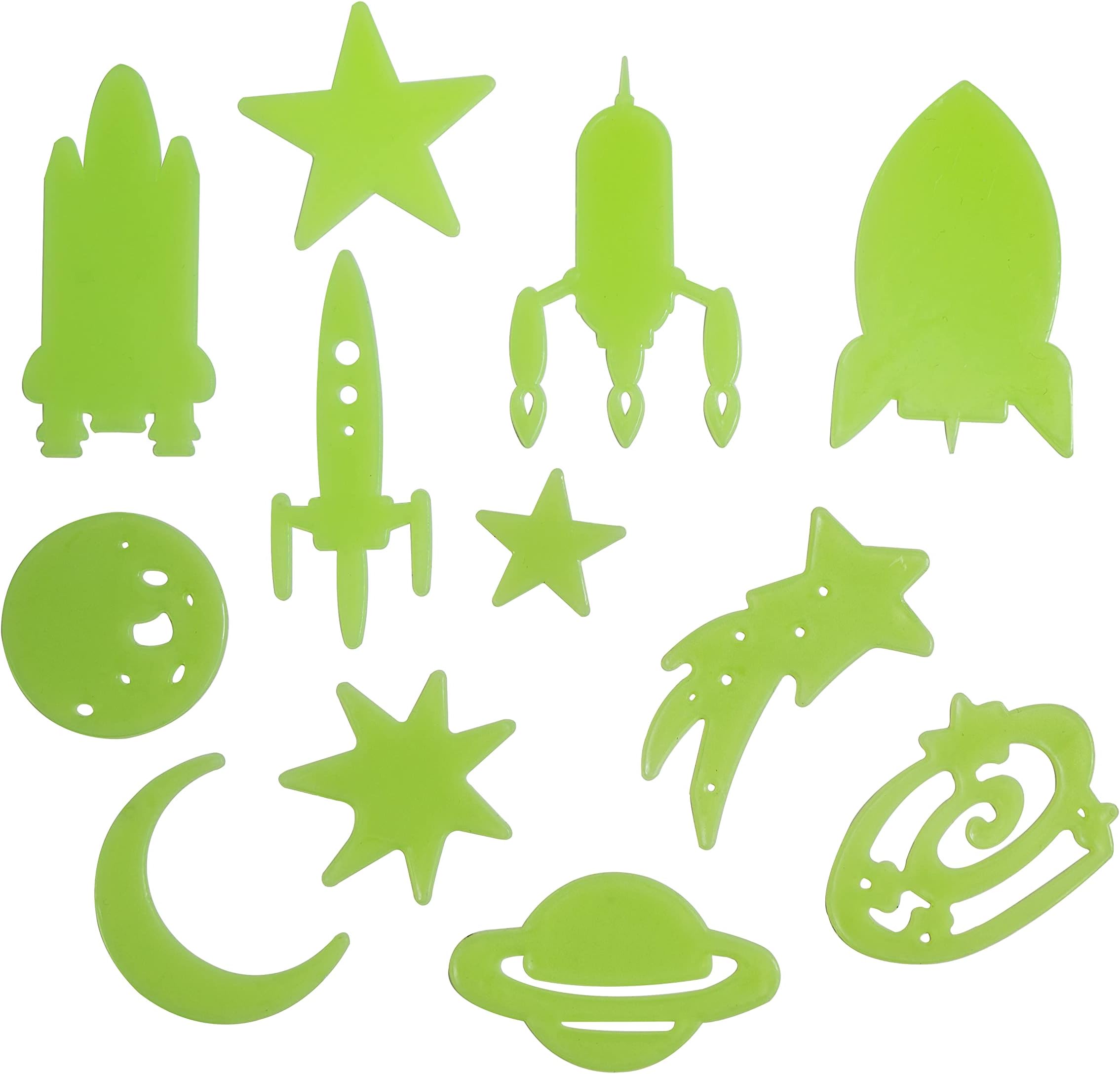 Funtime Gifts Glow Stars in a Tin Children's Bedroom Stars for Ceiling or Wall Glow in The Dark