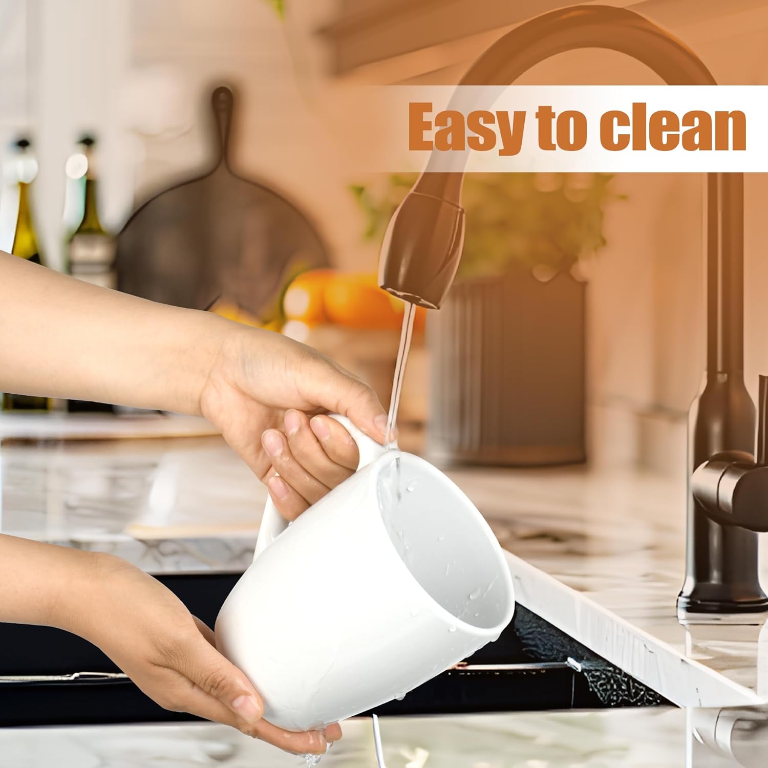 27OZ Extra Large Ceramic Coffee Mug, Jumbo Coffee Mugs, Big Tea Cups with a Large Handle for Office and Home set of 2 (White)