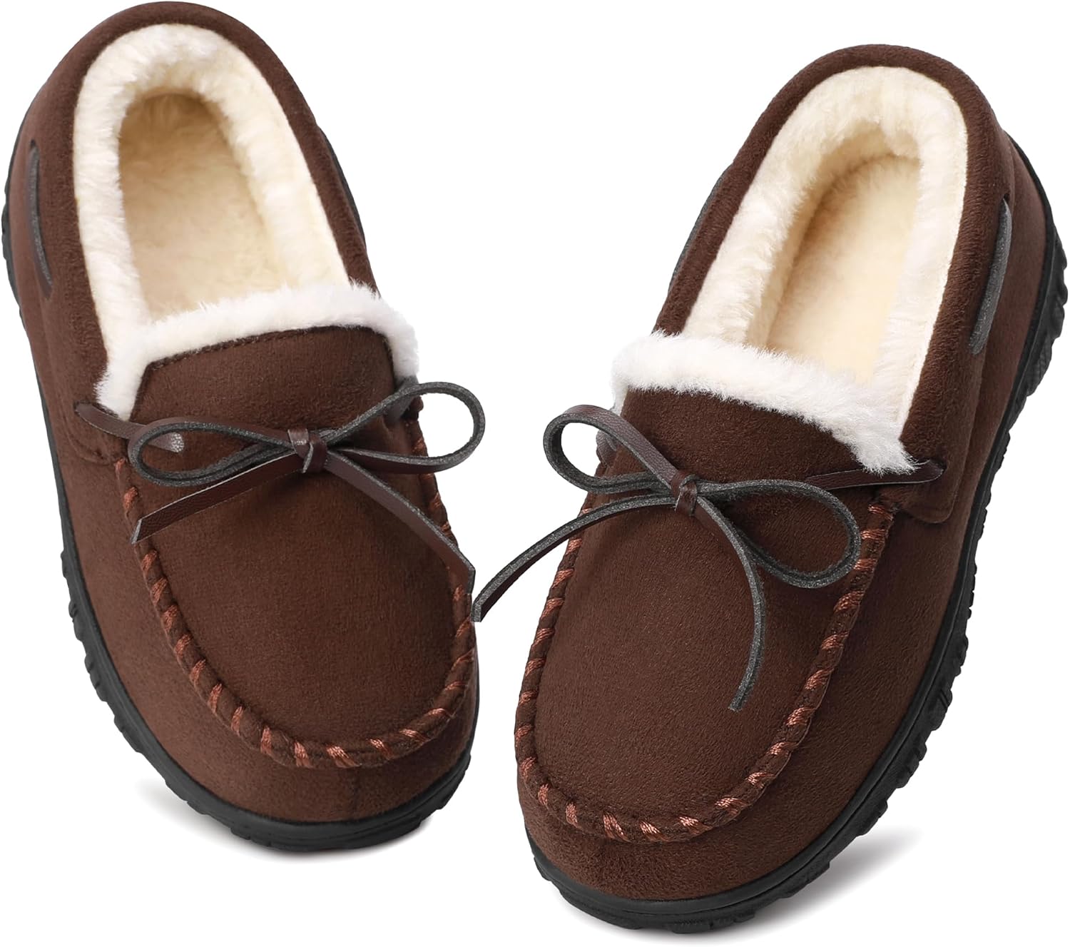 Bigwow Boys Moccasin Slippers - Memory Foam Comfort