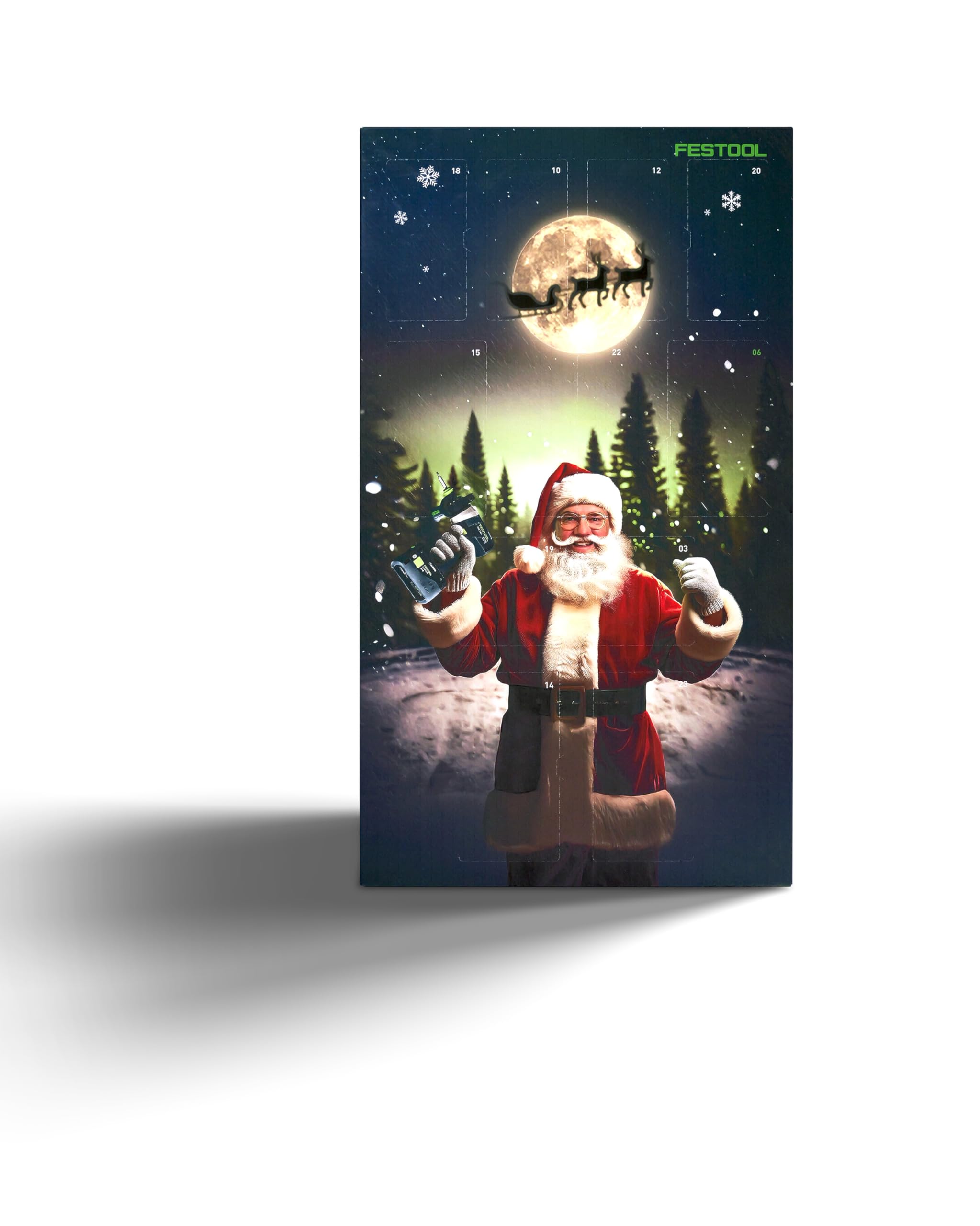 Festool Adventskalender 2024 - Limitierte Edition - 24er Werkzeug-Set | Exklusives Geschenkset mit Systainer SYS Micro, Toolie Multifunktionswerkzeug, PICA Stift und Jubiläums-Meterstab