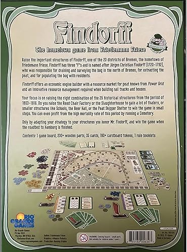 Miniatura 2 de Findorff - Juego de construcción de ciudades, juegos de Río Grande, juego de estrategia ambientado en Bremen 1803-1916, ciudad natal de Friendemann
