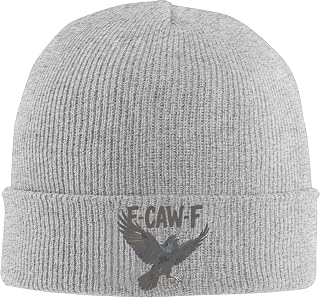F-Caw-F Crow Chicken Funny Halloween Hats for Men Baseball Cap Funny Washed Running Hats Cotton