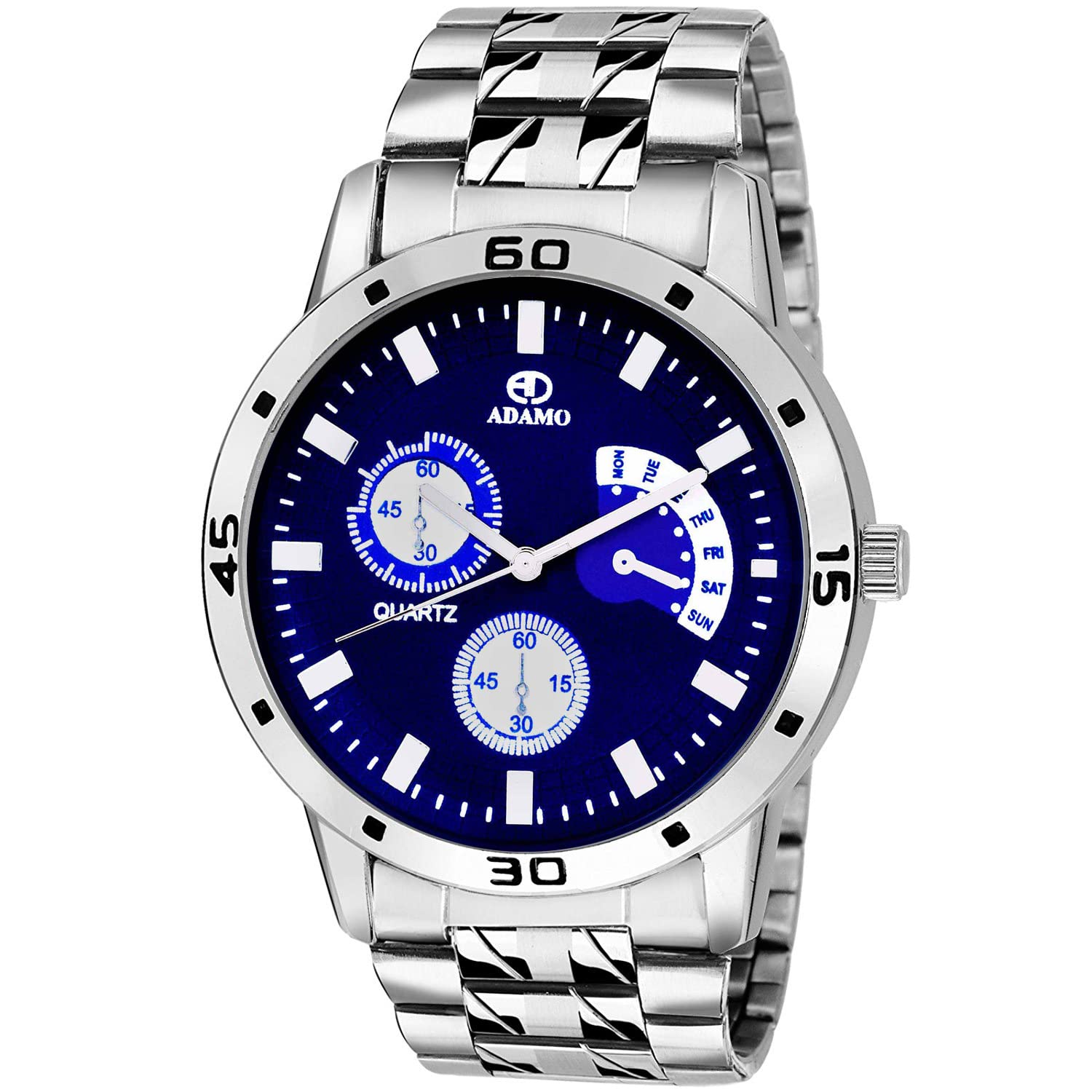 ADAMO Designer Blue Dial Mens & Boys Watch AD108-2 (B0196EJ8MG) Amazon Price History, Amazon Price Tracker