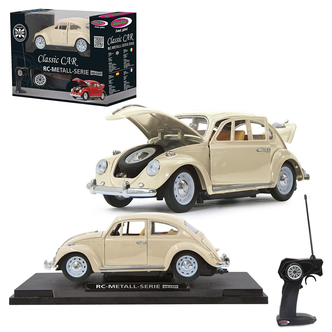 Jamara, RC VW Beetle, 1:18 RC odlew ciśnieniowy