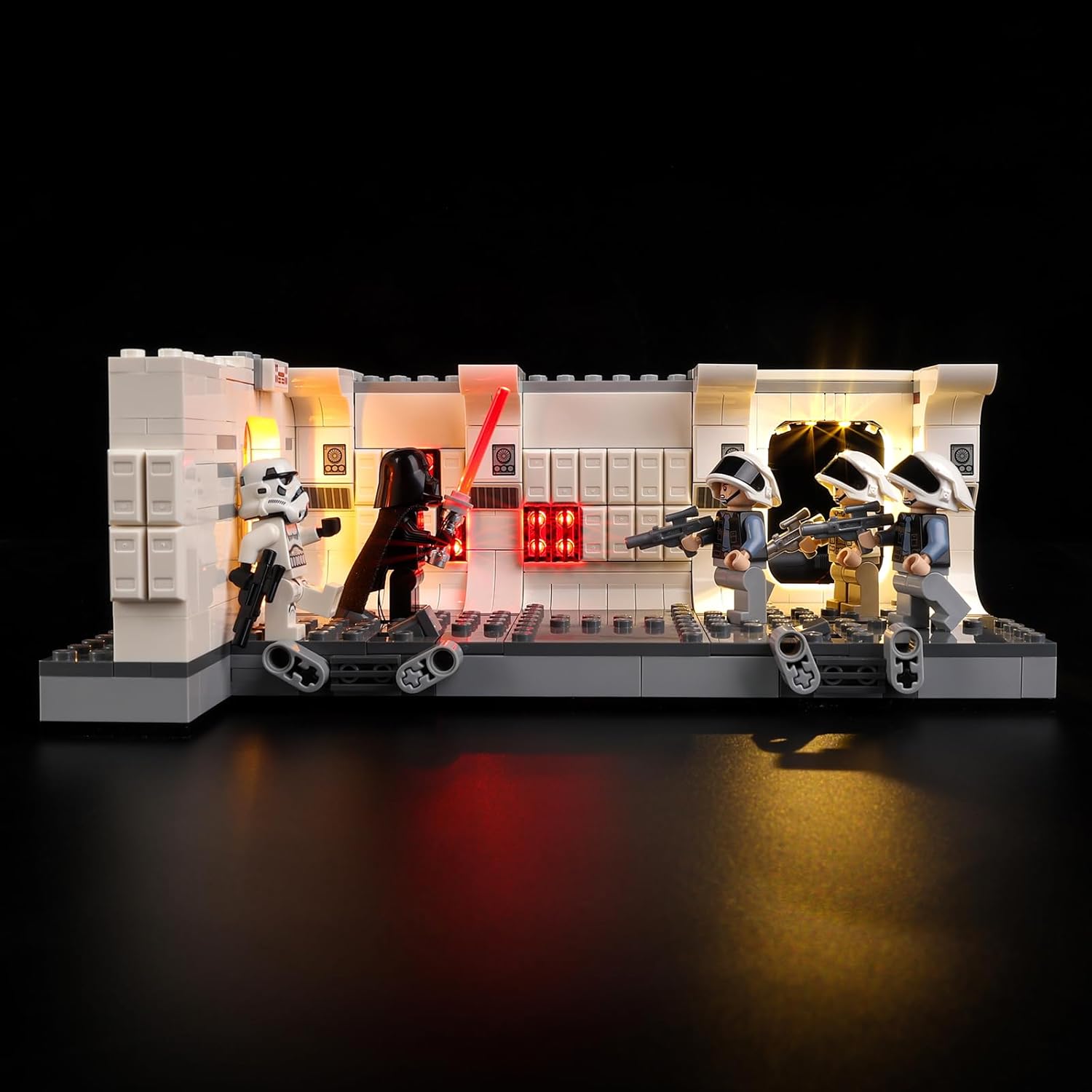Kyglaring LED Light Kit for Lego Star Wars Boarding The Tantive IV, Lego Tantive IV Light Kit Compatible with Icons 75387 Building Model Set, NO Lego Brick Set (Classic Version)