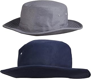 Men's Cricket Umpire Hat Pack of 2 Dark Grey & Navy Blue