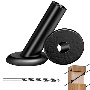 DNMate 50 Pack 30Angle Protector Sleeves, Cable Railing Kit for 1/8" Cable