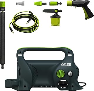 AVA GO P55 Pressure Washer L, 140 Bar (max), 450 l/h, 2000 W, 10m Steel-Reinforced Pressure Hose, Zoom Lance, Premium Foam Cannon, Zero Force Gun - Jet washer for car cleaning