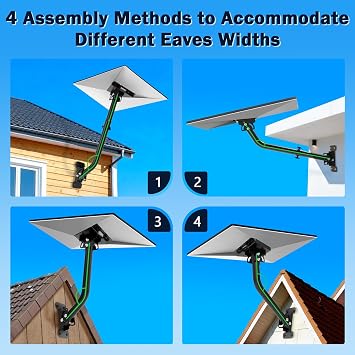 Starlink Gen 3 Mount 360°Adjustable with Gen3 Pipe Adapter | Starlink Wall Mount Gen3 Pole Mounting Kit, for Concrete/Wood Walls, Compatible with Gen3 Star Link Satellite Internet Kit
