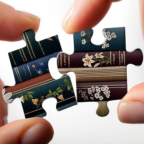 Miniatura 4 de Rompecabezas vintage de 1000 piezas para adultos, hermoso rompecabezas de plantas de flores silvestres, rompecabezas únicos y difíciles de bordar