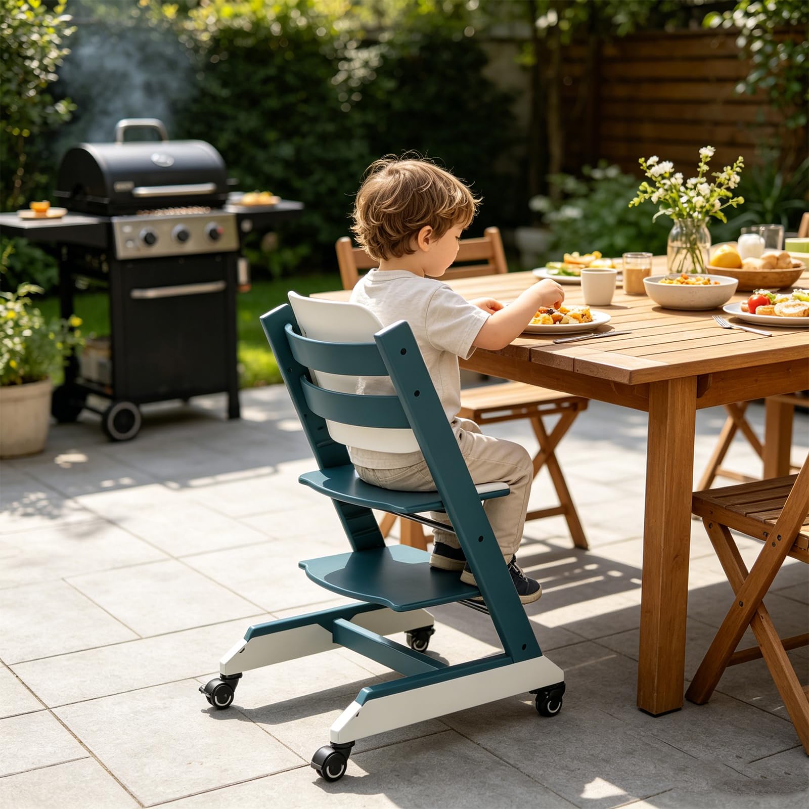 Roues compatibles avec chaise haute Stokke Tripp Trapp sans perçage