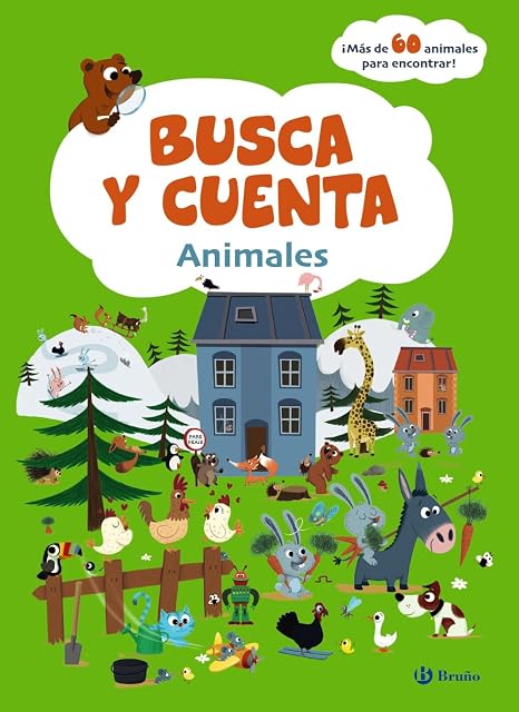 Portada de Busca y cuenta. Animales