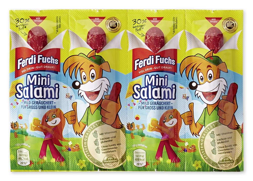 Ferdi Fuchs Mini Salami (4 Stück), 10er Pack (10 x 50 g)