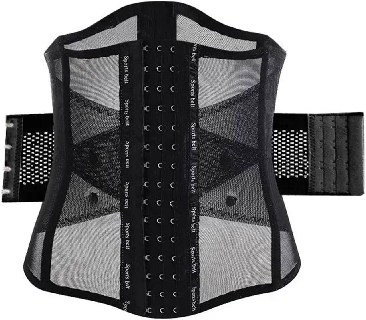 Women Double Belt Corset Waist Cincher Shapewear Summer Flat Belly Waist Trainer