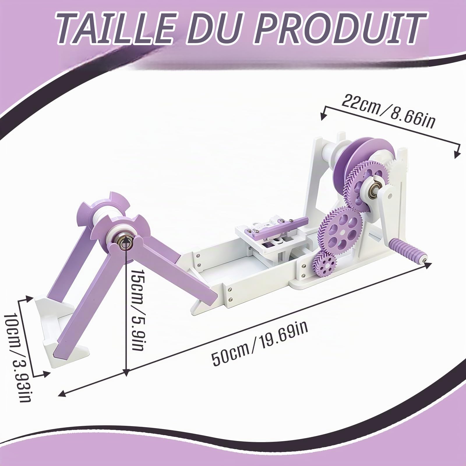 Bobineuse De Filament 3d, Machine à Bobiner Et à DéVelopper Les Filaments D'Impression à Manivelle Pour La PréParation Et Le Bobinage Des Fils à Coudre Et Des Fils De Soudage