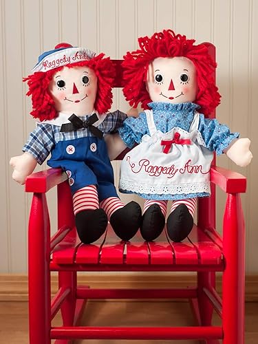 Miniatura 4 de Aurora Paquete de 2 muñecas - Raggedy Ann  Raggedy Andy de 12 pulgadas
