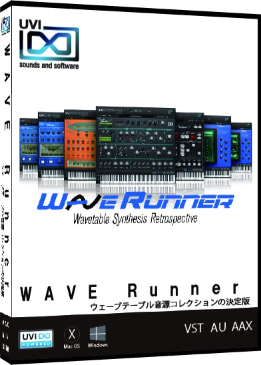 Amazon.co.jp UVI WaveRunner シンセサイザー/ドラムマシーン音源ライブラリー【ダウンロード製品/国内正規品