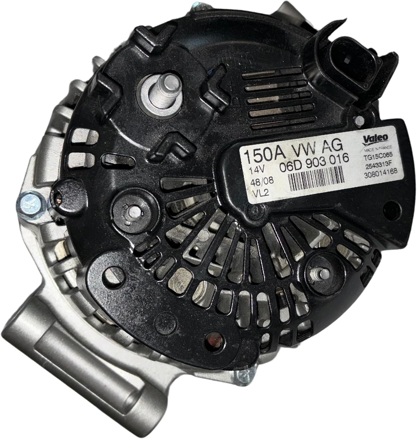 SB Parts OEM Alternator 150Amp Compatible with Audi A3 1.4L 1.8L 2009-2013 Compatible with Volkswagen Beetle 2011 2.0L 2.5L