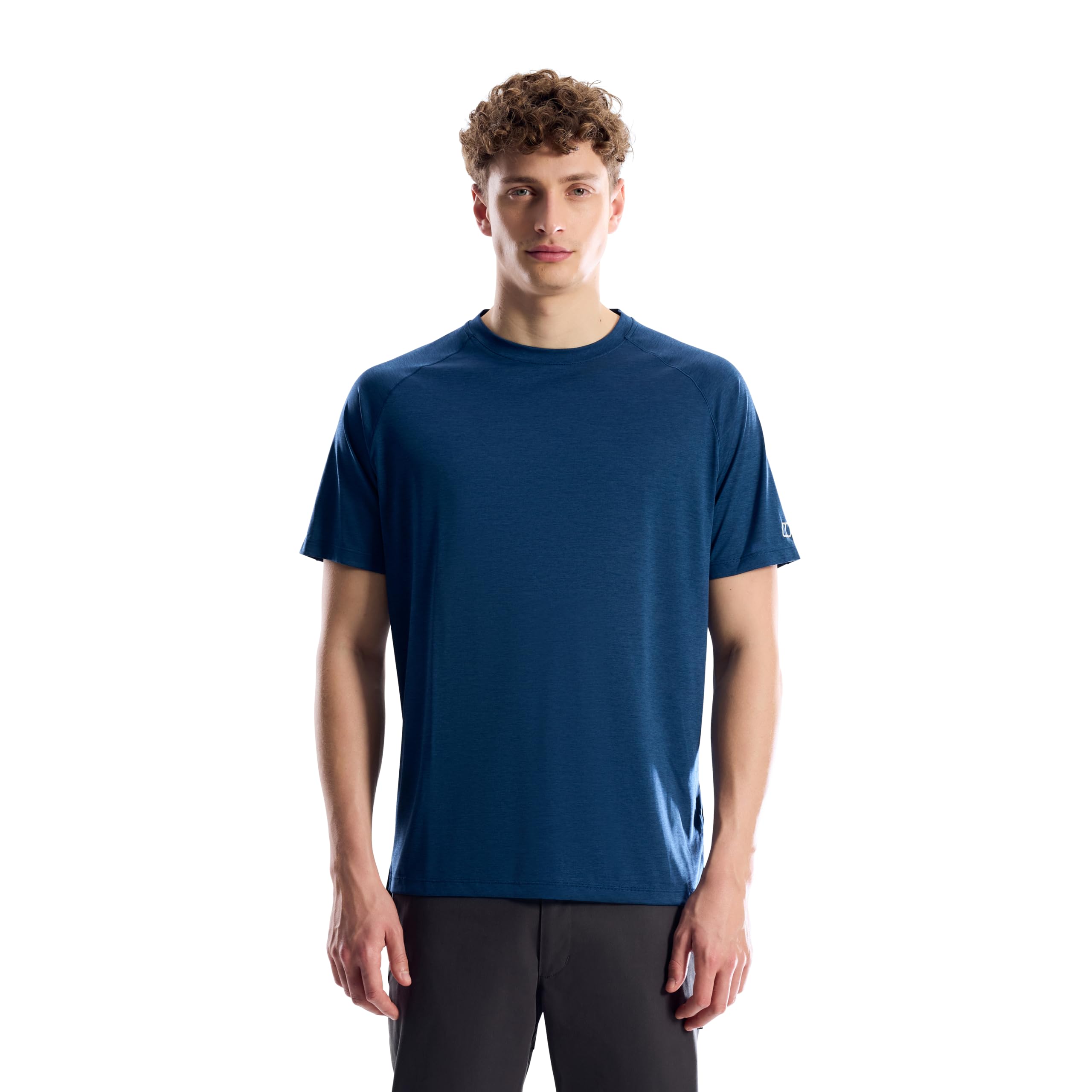 Berghaus Men's Ivyhill Light Short Sleeve Tech T-Shirt, Hale Navy, XL