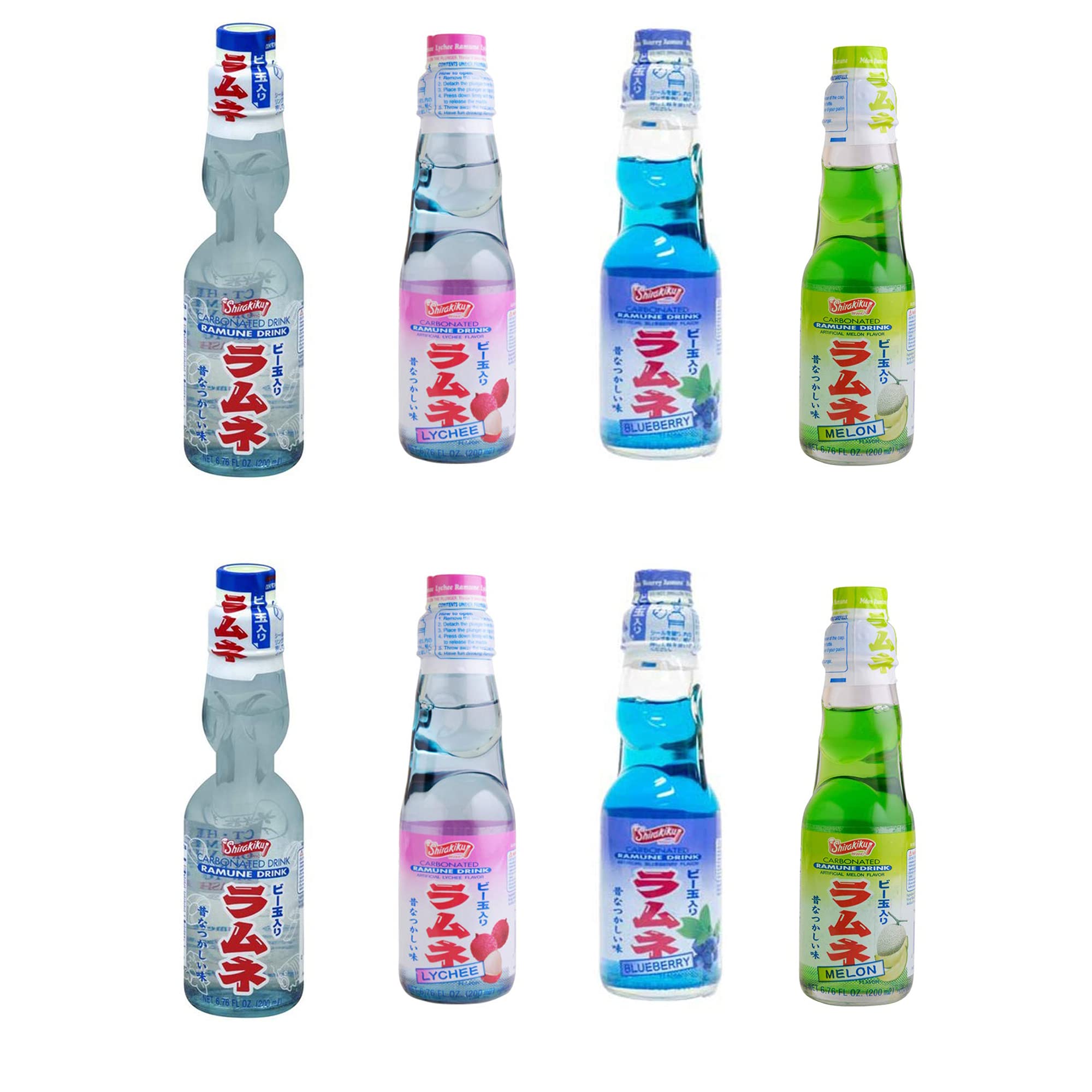 Buy Ramune Japanese Refreshing Carbonated Soft Drink Soda Variety Pack